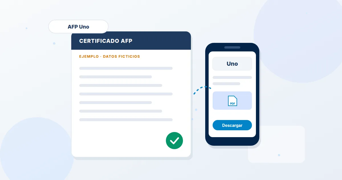 Cómo obtener el certificado de AFP Uno
